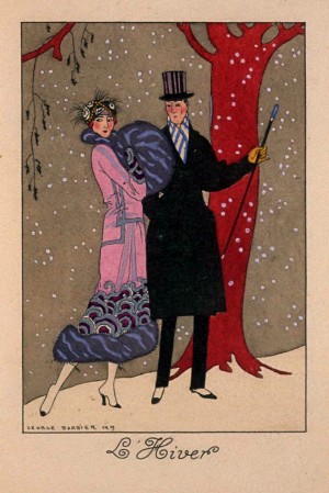 Le Hiver 1919 Original Vintage Poster